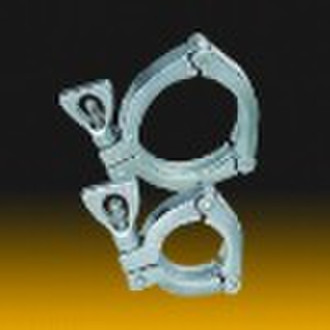 Three pieces clamp,pipe clamp,stainless steel clam