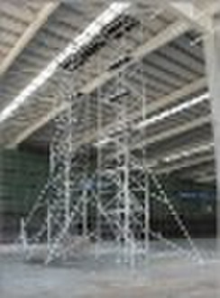 Aluminum scaffolding tower