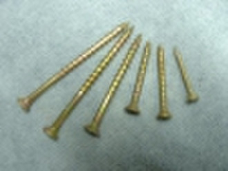 chipboard screw yellow plated pan head