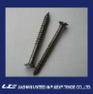 BRIGHT M.S. WOOD SCREWS   with CSK HEAD (PKG:70PCS