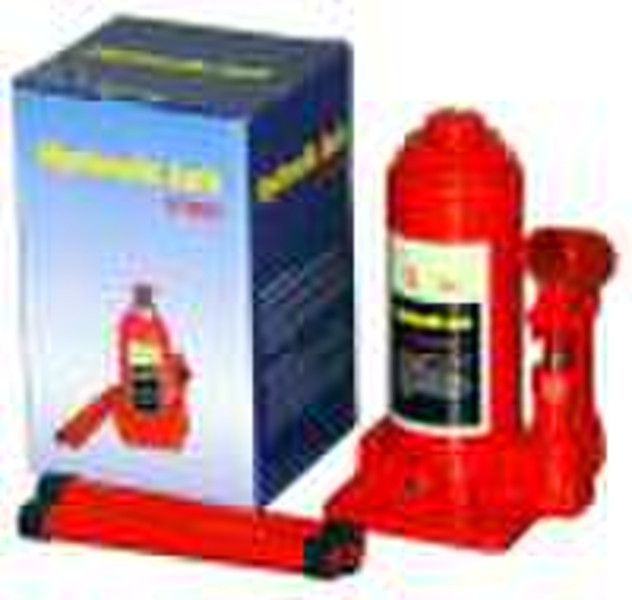 Hydraulic Jack With   Blue Box