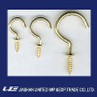 screw hook with shoulder