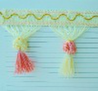 yellow tassels  fringe