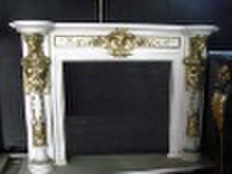 Inlay bronze fireplace