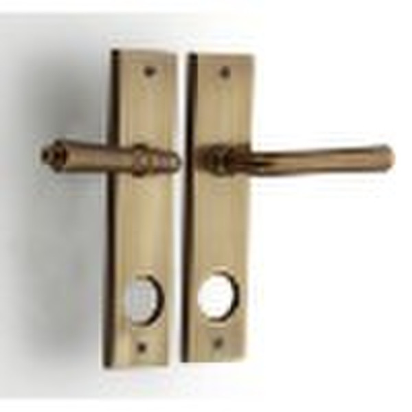 brass hot forging door handle & escutcheon