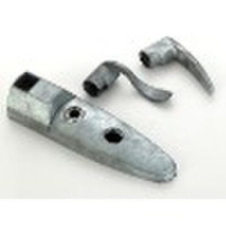 Zinc die casting door handle