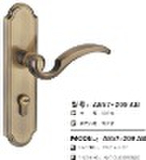 solid zinc alloy handle door lock