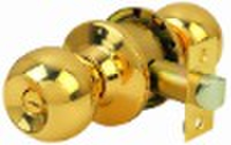 Tubular lock, knob lock, ball lock
