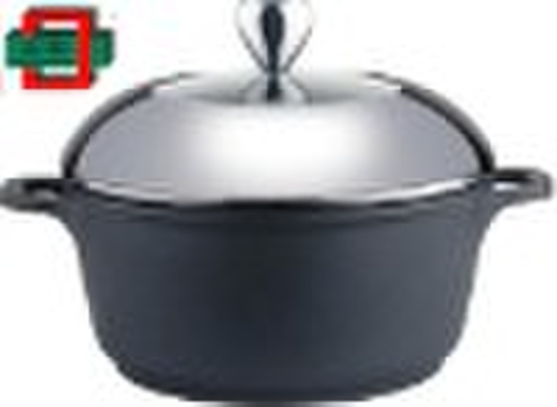 die-cast aluminum non-stick soup pot