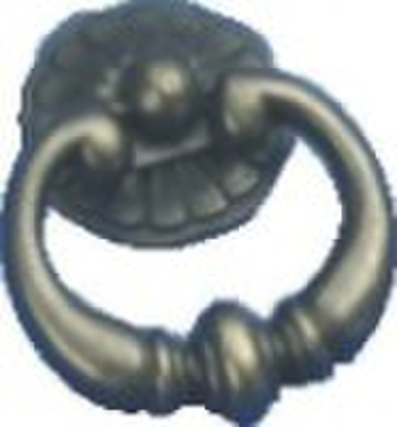 door handle with ring