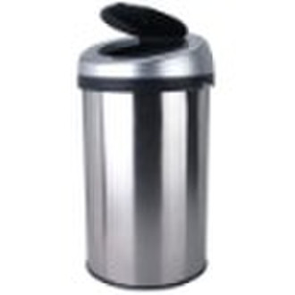 Spring Lid Stainless Steel Trash can