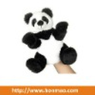 长毛绒熊猫玩具木偶