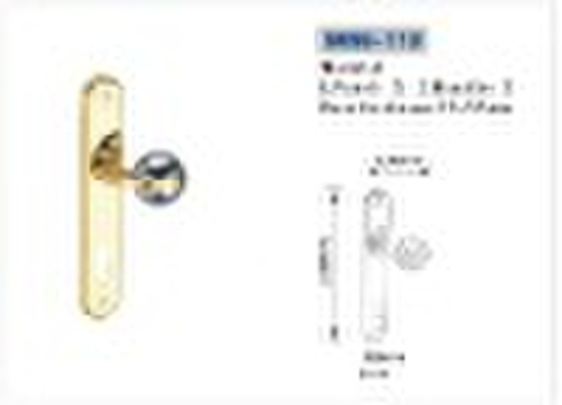 zinc door handle lock