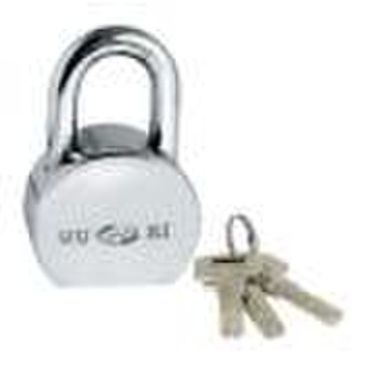 Round Steel Padlock w/Computer Keys