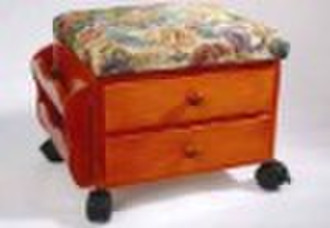 Foot Stool /w Two Drawers