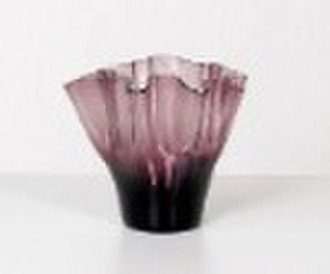 Geblasenem Glas Vase und Glas-Vase und Glaswaren