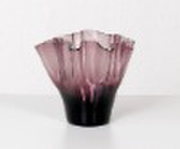 Blown Glass Vase & glass vase& glassware