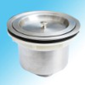 Long Shank Strainer Basket With Push/Pull Stopper