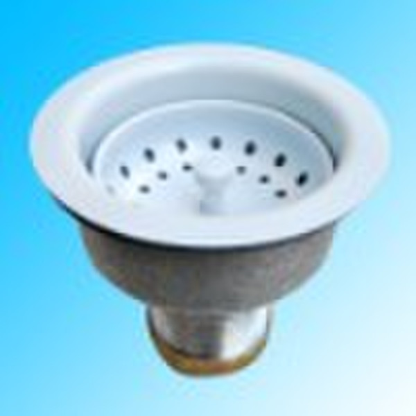 Long Shank Strainer Basket With Push/Pull Stopper