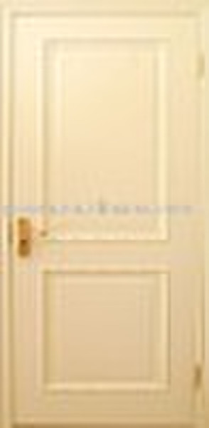 cherry plain solid wood door