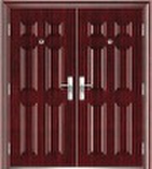 double leaf steel door