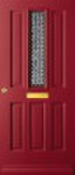 luxury solid extrior wood door with windows