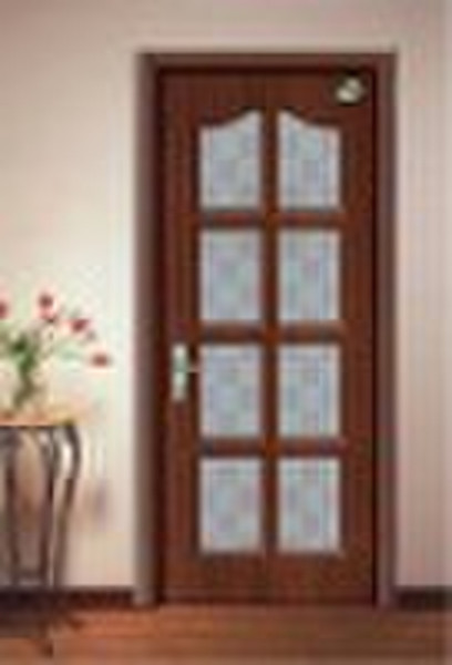 PVC glass door