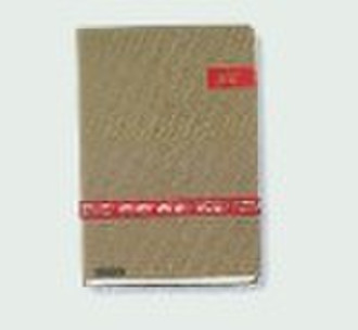 Perfect Binding Note book with nice pattern on PU/