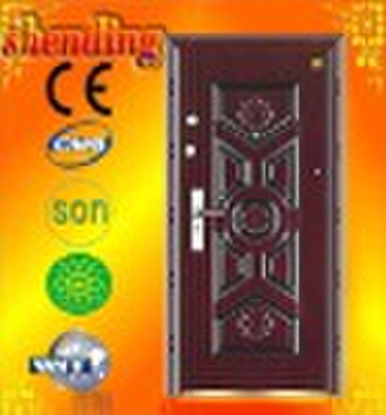 New design steel security door(ISO2008.CE,SGS,EC,5