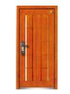 security steel wooden door