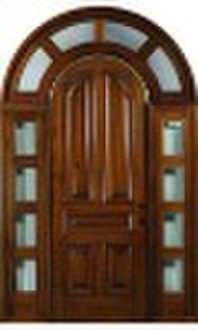 exterior wood door