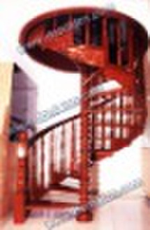 Деревянный винтовой лестнице с кронштейном