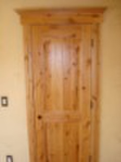 Knotty alder door