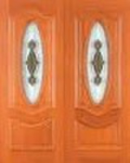 Interior solid wooden door