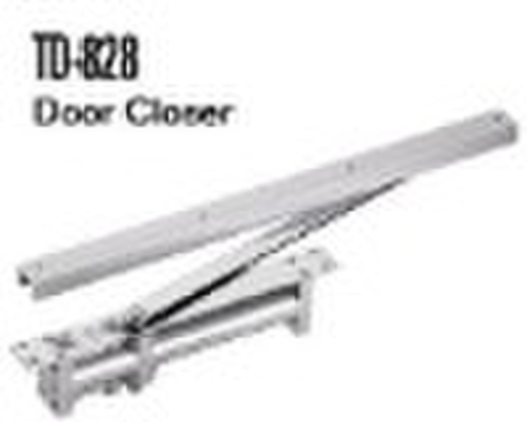 door closer adjustment  TD-828 Alu. / silver.white