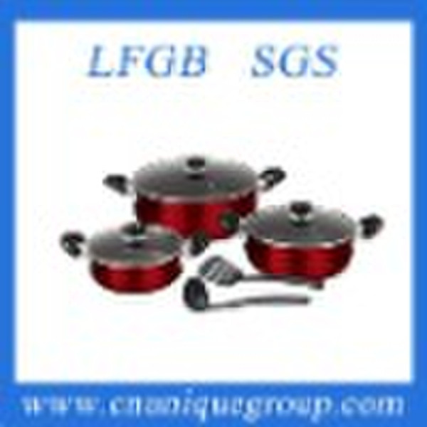 Aluminium non-stick cookware set