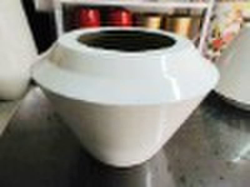 Coffe-cup fiberglass garden pot