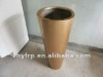 Tapered fibreglass garden planter