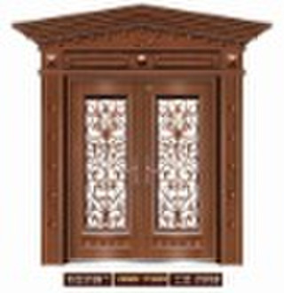 Villa Imitated Copper Door with Glass BBS-7321