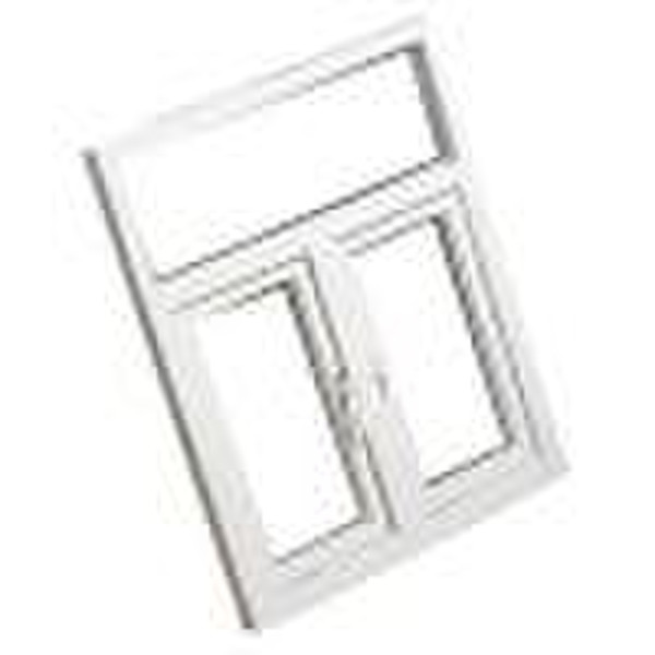 PVC Double Casement Window (Open Inward)