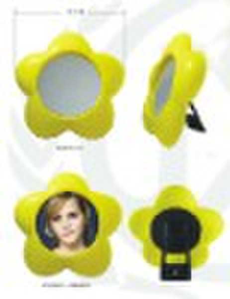 Plastic  Flower shaped Table Mirror/decorative mir