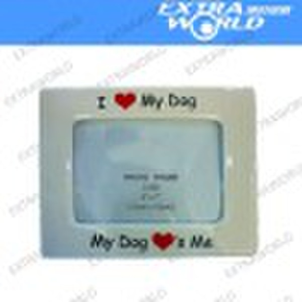 ceramic photo frame for pet-square