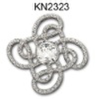 FASHION JEWELLERY-ALLOY BROACH WITH RHINESTONES