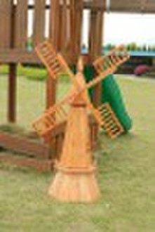 wooden Windmill, windmill, garden decotation