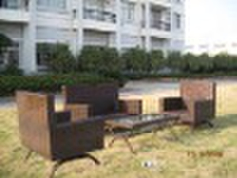 outdoor furniture wicker sofa set