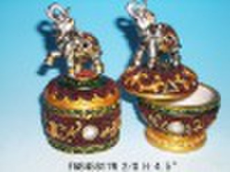 polyresin elephant jewelry box