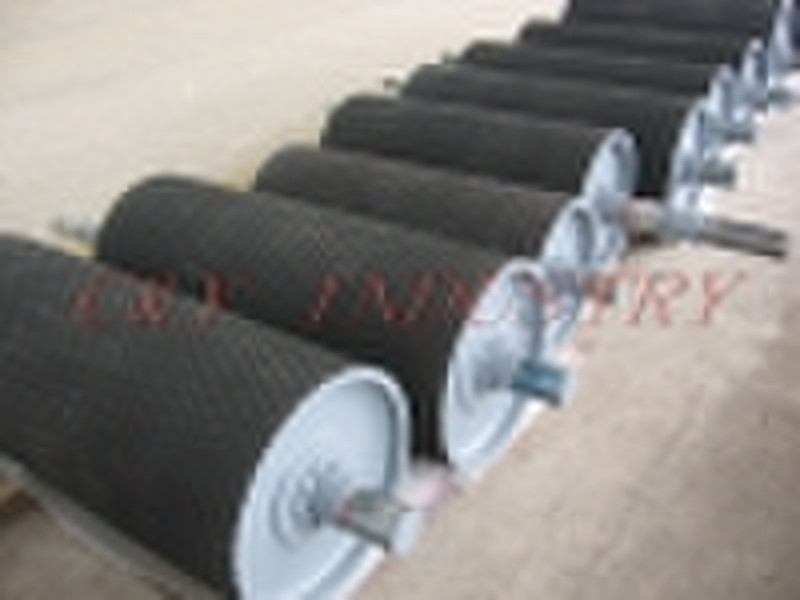 Diamond Rubber Covered Pulley