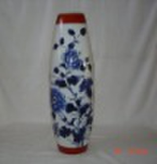 Porcelain Vase Blue and White Pattern