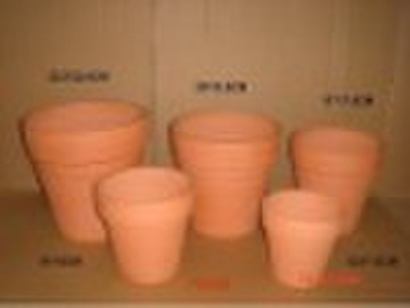 Terracotta Flower Pot runde Form Traditionelle styl