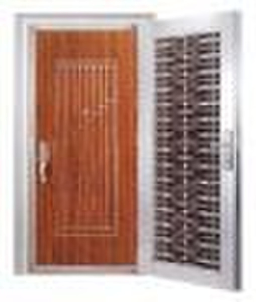 stainless steel door